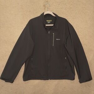 Walls Enduro Zone‎ Jacket Mens XL Black Ripstop Full Zip Lined Pockets